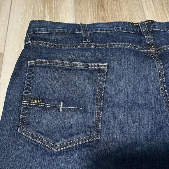 ARIAT Men Carpenter Rebar Jeans - Low Rise Boot.  44 X 30 - Picture 9 of 14